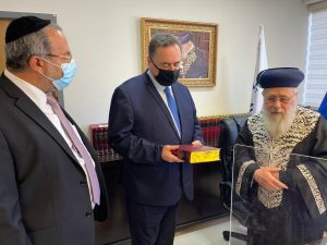 הרב הראשי לישראל הראשון לציון ושר האוצר סיכמו: תקציב השמיטה ישוחרר לאלתר.